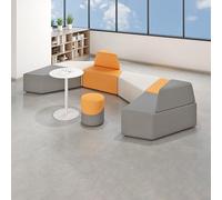 KIBONCY Divano Modulare Mobile,Divani E Tavolini Da Caffè Di Forme Irregolari,Divani Moderni Minimalisti Creativi,per Aree Reception Di Ufficio E Istituzioni Educative(021)