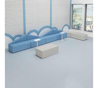 KIBONCY Divano modulare moderno for sala d'attesa e riposo dell'ospedale di chirurgia plastica, for reception e trattative nell'ufficio vendite(A)