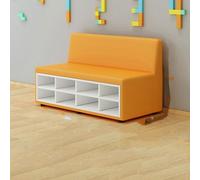 KIBONCY Divano scarpiera con schienale Museo delle Scienze Sala delle attività for l'area di riposo dei genitori - Asili nido e istituti di formazione Aula di danza(120x60x72cm)