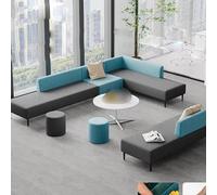 KIBONCY Divano Semplice All'angolo Della Biblioteca Scolastica For Il Relax, Riposo, L'accoglienza, Le Riunioni E Gli Affari. Set Da Tavolo Tè Creativo Unico(F)