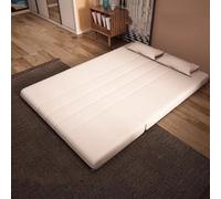 KIBONCY Divano sezione a nubi, divano con seduta Tatami, poltrona reclinabile, divano futon singolo imbottito regolabile Beige-180 187cm