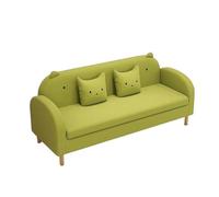 KIBONCY Easy-Assembly Velvet Loveseat, 2-Seater Compact Sofa with Removable Cushion Heavy-Duty Couch with 660LBS Weight Capacity for Living Room(A,140cm)