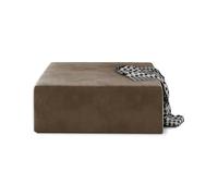 KIBONCY Foot Rest Stool Ottoman Module for Modular Sectional Sofa Removable Washable Velvet Try-On for Shoe Clothing Store(2,80x80x40cm)