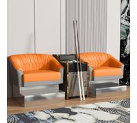 KIBONCY Game Room Billiard Chair, Heavy-Duty Pool with Integrated Side Table for Drinks & Accessories,Billiards(4)