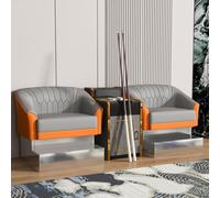 KIBONCY Game Room Billiard Chair, Heavy-Duty Pool with Integrated Side Table for Drinks & Accessories,Billiards(1)