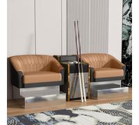 KIBONCY Game Room Billiard Chair, Heavy-Duty Pool with Integrated Side Table for Drinks & Accessories,Billiards(5)