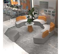 KIBONCY Gruppo Creative Sofa - Coffee Table for l'area di riposo e attesa dell'isola centrale nell'ufficio dell'istituto di formazione(E)