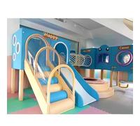 KIBONCY Kids Indoor Playground Set with Ball Pit, Slide & Climbing Modules - Safe, Durable Play Structure for Home, Daycare & Commercial Use, Multiple Themes & Colors Available(B)