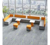 KIBONCY L-Shaped Modular Reception Sofa Set, Innovative Office Sofa For Relaxed Settings,for Office Waiting Area & Client Lounge(G)