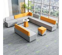 KIBONCY L-Shaped Modular Reception Sofa Set, Innovative Office Sofa For Relaxed Settings,for Office Waiting Area & Client Lounge(C)