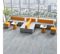 KIBONCY L-Shaped Modular Reception Sofa Set, Innovative Office Sofa For Relaxed Settings,for Office Waiting Area & Client Lounge(E)