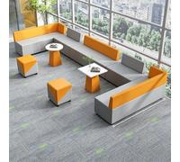 KIBONCY L-Shaped Modular Reception Sofa Set, Innovative Office Sofa For Relaxed Settings,for Office Waiting Area & Client Lounge(J)