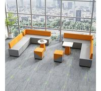 KIBONCY L-Shaped Modular Reception Sofa Set, Innovative Office Sofa For Relaxed Settings,for Office Waiting Area & Client Lounge(I)