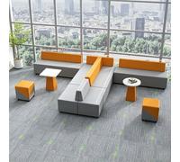 KIBONCY L-Shaped Modular Reception Sofa Set, Innovative Office Sofa For Relaxed Settings,for Office Waiting Area & Client Lounge(H)