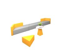 KIBONCY Leisure Office Sofa Set,Creative Minimalist Group for Small Offices Reception Areas, and Early Education Training Center Lounge(1)