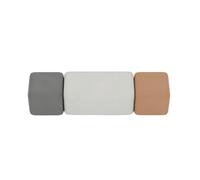 KIBONCY Lightweight Modular Cube Seating Set, Easy-to-Rearrange Chairs PU Leather Upholstered Ottomans & for Home & Commercial Spaces(H)
