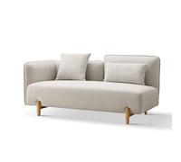 KIBONCY Loveseat Sofa, Large Luxury Sectional Modular,Mid Century Modern Boucle,for Living Room & Apartment -158x74x75cm(A)