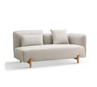 KIBONCY Loveseat Sofa, Large Luxury Sectional Modular,Mid Century Modern Boucle,for Living Room & Apartment -158x74x75cm(C)