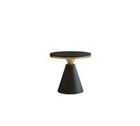 KIBONCY Modern Accent Chair, Compact, Faux Leather Side Panel Lounge Semi-Circular Backrest for Small Spaces(C)