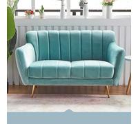 KIBONCY Modern Chenille Loveseat Sofa, Velvet with Flower Shaped Back, Couch Comfy for Living Room/Bedroom(A,1.2m)