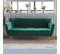 KIBONCY Modern Chenille Loveseat Sofa, Velvet with Flower Shaped Back, Couch Comfy for Living Room/Bedroom(C,1.6m)