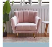 KIBONCY Modern Chenille Loveseat Sofa, Velvet with Flower Shaped Back, Couch Comfy for Living Room/Bedroom(B,0.85m)