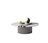 KIBONCY Modern Coffee Table Central end Tables for Living Room,Mid-Century Round for Dining Kitchen(0.9m)