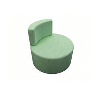 KIBONCY Modern Curved Circular Modular Sofa, Colorful Stool Set, Freely Combinable Fabric Couch for Multi Indoor Scenes(C)