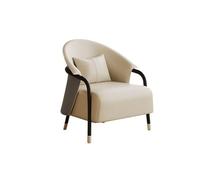 KIBONCY Modern Leather Sofa & Accent Chair Luxury and Armchair Couch with Wingback for Home & Office(A)