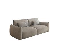 KIBONCY Modern Mid-Century Sofa,Oversized Couch and Loveseat Set with Thick Cushions,Soft & Cozy Upholstery for Living Room Minimalist Apartment Furniture(D,200x80x78cm)