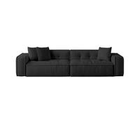 KIBONCY Modern Sectional Sofa, Oversized Boucle Couch for Living Room Small, Compact Modular for Tiny Apartments(E)