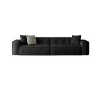 KIBONCY Modern Sectional Sofa, Oversized Boucle Couch for Living Room Small, Compact Modular for Tiny Apartments(C)