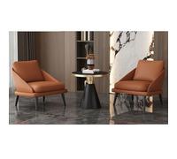 KIBONCY Modern Single Seating Set - Leisure Sofa Chair with Side Table for Salon VIP Lounge Hotel Lobby KTV Reception Office Waiting Area(Set,N)