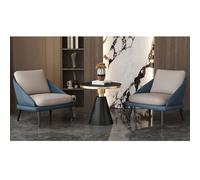 KIBONCY Modern Single Seating Set - Leisure Sofa Chair with Side Table for Salon VIP Lounge Hotel Lobby KTV Reception Office Waiting Area(Set,B)