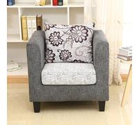 KIBONCY Modern Small Room Sofa, Modern Accent Chair, Cosy Padding, Sturdy Wooden Frame, for Living Room, Bedroom(E,124CM)