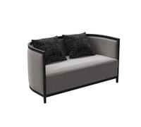 KIBONCY Modern Upholstered Fabric Accent Sofa, Single Armchair Loveseat, High-Density Cushion Couch for Office Waiting Room Living