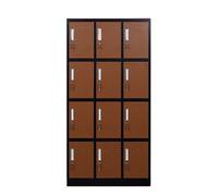 KIBONCY Moderno Armadietto Portaoggetti In Metallo Bicolore, Robusto Organizer Con Serratura E Fori For L'aria For La Disposizione Degli Oggetti Condivisi(Style5,180 * 39.5 * 26.5)