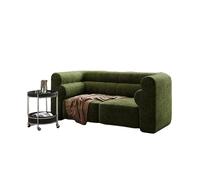 KIBONCY Modular Boucle Sectional Sofa - Armless Component Customizable L-Shaped Couch Upholstered Armchair for Living Room(C)