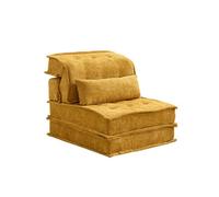 KIBONCY Modular Chenille Floor Sofa Chair, Convertible Couch Adjustable Lounge, Multi-Position Lazy for Living Room & Bedroom(D)