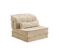KIBONCY Modular Chenille Floor Sofa Chair, Convertible Couch Adjustable Lounge, Multi-Position Lazy for Living Room & Bedroom(G)