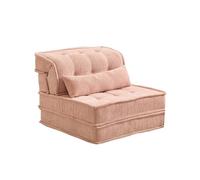 KIBONCY Modular Chenille Floor Sofa Chair, Convertible Couch Adjustable Lounge, Multi-Position Lazy for Living Room & Bedroom(F)