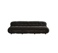 KIBONCY Modular Cloud Sofa, Faux Leather 3-Seater with High-Density Foam 2 Seater Loveseat and Accent Chair, for Living Room(I)