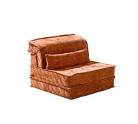 KIBONCY Modular Floor Sofa Chair, Convertible Chenille Couch with Pillow Multifunctional, for Living Room(F)