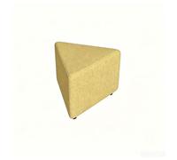 KIBONCY Modular Geometric Fabric Sofa Block, Lobby Combination Rhombus Triangle Ottoman Seat for Office Reception(E)