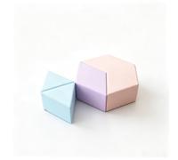 KIBONCY Modular Geometric Fabric Sofa Block, Lobby Combination Rhombus Triangle Ottoman Seat for Office Reception(G)