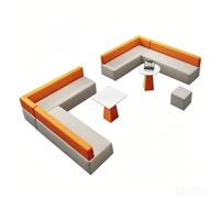 KIBONCY Modular Reception Sofa Set,Reception Office Sofa, For Relaxed Settings,for Office Waiting Area & Client Lounge(E)