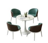 KIBONCY Multi-Color Dining Set, Two-Tone Design & Compact Size 5-Piece Modern Bistro,Heavy-Duty Construction & Easy-to-Clean Materials(B)