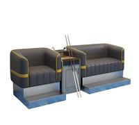 KIBONCY Multifunctional Billiard Viewing Chair, Billiard Hall Sofa, Room Lounge Area Light Luxury Sofa(10)