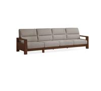 KIBONCY Natural Cedar Wood Sofa Couch, Solid Upholstered, 3 Seater,for Bedroom, Home Office(5)