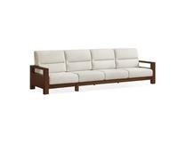 KIBONCY Natural Cedar Wood Sofa Couch, Solid Upholstered, 3 Seater,for Bedroom, Home Office(6)